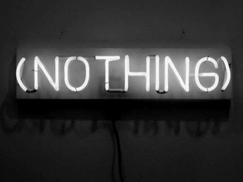 Post image for Nothing is something too